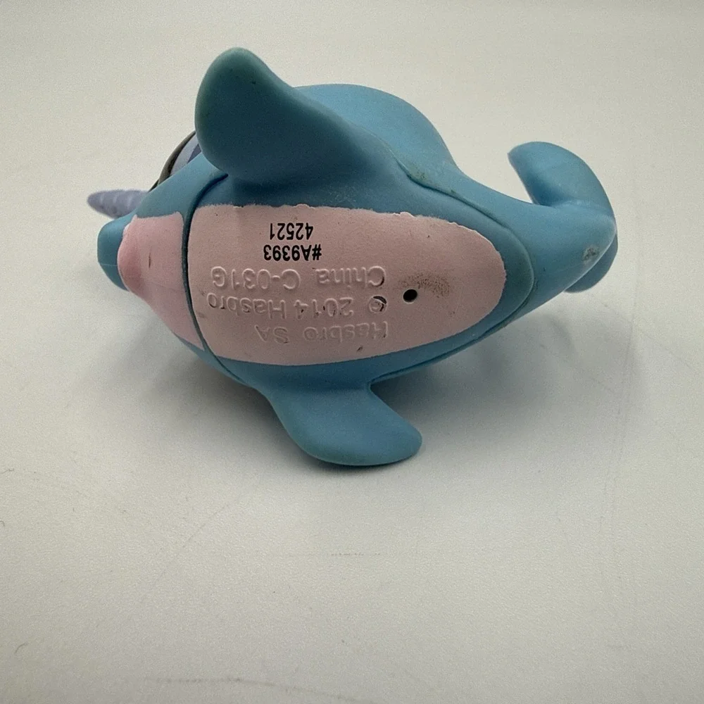 RARE Authentic LPS Littlest Pet Shop Ned Narwhal #3759 Blue Sea World Hasbro